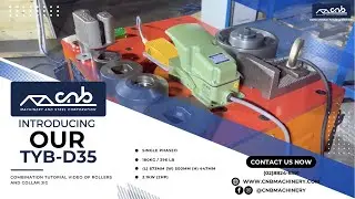 Electric Rebar Bender 32mm Cap: TYB-D35 Roller Combination Guide