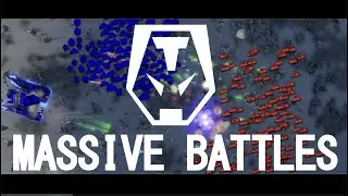 Planetary Annihilation: TITANS MASSIVE BATTLES (No Commentary Only Gameplay)