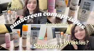 Best Sunscreen? Glow Recipe vs CeraVe vs Eucerin vs Neutrogena | Texture, Price & Review