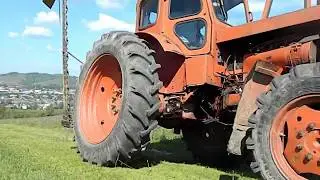 Косьба на тракторе Т-40АМ