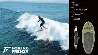 Guido flies on the Axis 799 Foil - Prone foiling that is