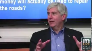 Gov. Rick Snyder talks with MLive about Prop 1