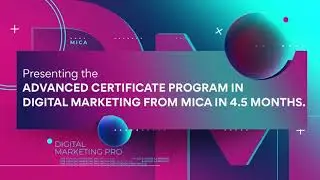 Advanced Certificate Program In Digital Marketing | MICA Ahmedabad