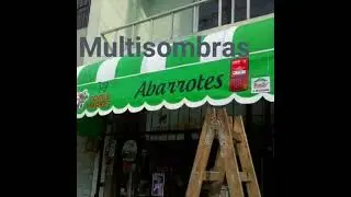 toldos publicitarios personalizados en distintos modelos .