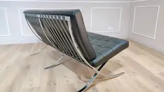 BARCELLONA sofa - Design sofa in BAUHAUS style with two seats