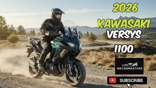 Kawasaki Versys 1100 2026 года &mdash; переосмысление идеального приключенческого мотоцикла для путешес...