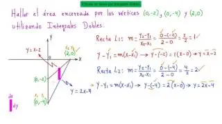 ►Interesante Ejercicio del Cálculo de Área con Integrales Dobles