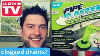 Pipe Blaster Review: as seen on TV PIPE BLASTER- air powered drain cleaner [145]