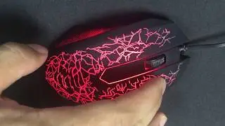 Malloom 3 keys mouse Colorful LED Backlight Optical Wired Gaming Mouse Gamer Mice For PC Laptop