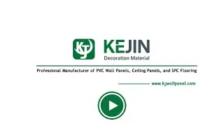 Production Video of Fuyang Kejin Decorative Materials Co., Ltd,pvc wall panel factory