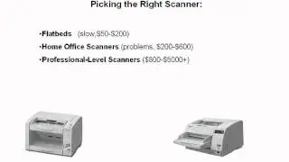 Paperless Office Training 3: Choosing the Right Scanner
