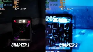 Dark Deception chapter 1- 2 FPS Comparison | Low end pc