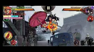 Skullgirls en Poco C40 graficos ultra Procesador JLQ JR510 2GHz