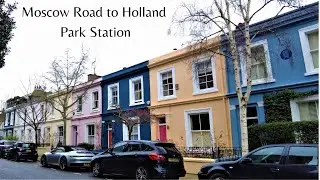 Central London Winter Walk- from Moscow Road (Bayswater) to Holland Park Station/ 16 February 2021