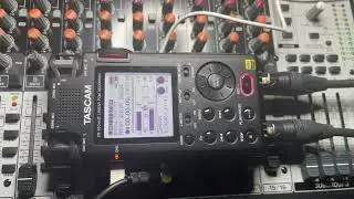 Recording on the Tascam DR-100 mk. 3 at 192khz 24 bit high resolution.