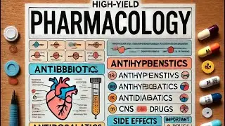 Rapid revision of pharmacology in 50 points!