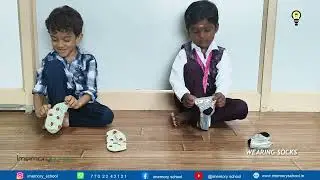 WEARING SOCKS ACTIVITY ||IMEMORY SCHOOL|| NELLORE