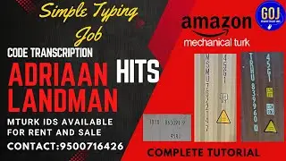 Simple Typing Job - Adriaan Landman Hits (Tamil) | #mturk tutorials #amazon #makemoneyonline #goj
