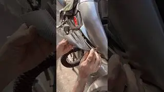 Side wings carbon finish installation😱Pulsar ns200 #shorts
