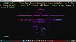 7. cal command with its usage | Bash scripting | linux commands
