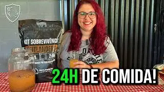 Kit de SOBREVIVÊNCIA: comida para 24h agora no BRASIL!