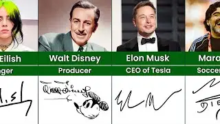 Coolest Signatures From Famous People