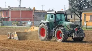 Fendt 926 Vario + Livella Mara 5 metri | Livellamento terreno