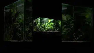 Город [зачеркнуто] офис засыпает,  просыпается мафия... #feedingtime #tropicalfish #nanoaquarium
