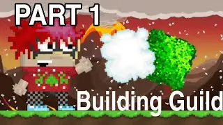 Building Own Guild World With Hedge And Clouds Block (Part 1)