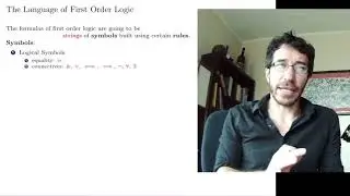 6. Set Theory. The Language of First-Order Logic