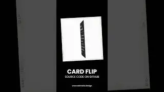 CSS card flip - Source code on GitHub #animation #css