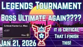 Max Crit Factor = EZ CLAPS??????? - The Tower Legends Tournament Stream -  1/21/26