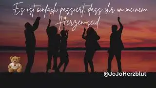 „Es ist einfach passiert, dass ihr in meinem Herzen seid“ ist ein kraftvoller Song von JoJoHerzblut