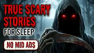 🛑 NO MID ADS 🛑 3+ HOURS of TRUE Scary Stories for Sleep | Gentle Rain | Black Screen | Vol.72