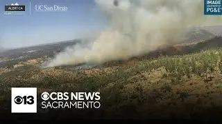 Crews battle Quincy Fire in Butte County