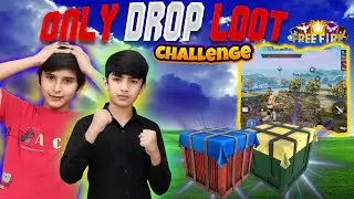 Only Drop Loot Challenge 😱 | Free Fire GamePlay Br Rank | Iphone 15 Pro Max