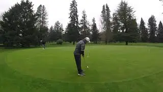 Putting Drill Using two tees. putt without hitting the tees. no peeking with the head