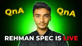 Live QnA Sessions (1st live stream ever!)