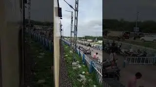 Crawling Out of Daund Chord Line &ndash; Train Begins Its Journey #support #train #shorts #viralvideo