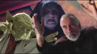 Count Dooku Vs. Yoda and Palpatine