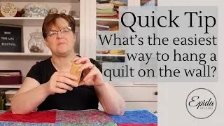 What's the easiest way to hang a quilt on the wall?