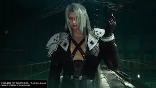 Zack yells at Sephiroth