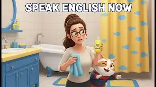 SPEAK Daily English! + Action Verbs Shadowing | A Fun English Story For Beginners