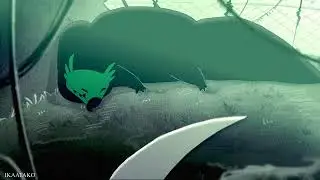 Green lizard hunt (animation)