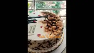 Nutty bubble cake design