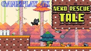 Fun And Tricky Platformer - Neko Rescue Tale Gameplay Nintendo Switch 4K