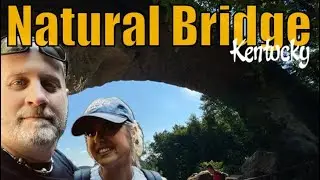 Hiking trails in Kentucky. Natural bridge resort