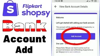 shopsy bank account add | how to add bank account in shopsy |