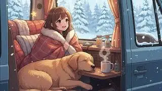 Snowy Morning Magic ❄️ Cozy Winter Cabin Lofi