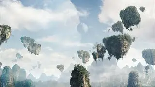 Floating Land Animation Video